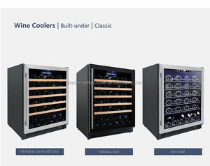 Josoo Hogar Silencioso Operación Bodega de vino Cerveza eléctrica Almacenada Refrigerador de gran capacidad Vitrina Enfriador de vino Hotel - Product Image 3