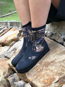 Scarponi da pesca impermeabili da 5mm in <span class=keywords><strong>gomma</strong></span> Neoprene da uomo <span class=keywords><strong>scarpe</strong></span> da ghiaccio con mosca da ponte <span class=keywords><strong>per</strong></span> la caccia alla pioggia <span class=keywords><strong>per</strong></span> immersioni con la roccia, peso leggero del fiume - Product Image 6