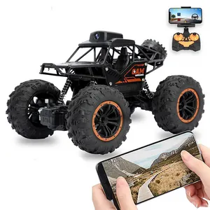 1 16 Remote Control Car 4KHD 1080P Camera 2.4G VR Radio RC Car Alloy Off Road Monster Vehicle 15KM/H Electronic Toy for Children