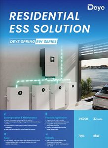 Série basse tension Deye ESS RW-F16 technologie de batterie LiFePO4 Allemagne stock UE entrepôt solution de stockage d'énergie résidentielle - Product Image 3