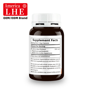Extracto de Hierba de San Juan de Alta Calidad Shecome 500mg, Suplemento para Apoyar la Salud Mental y Emocional, Cápsulas de Hierba de San Juan - Product Image 3