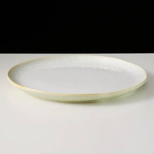WEIYE-platos de cena de porcelana redondos, vajilla de cerámica platónica japonesa de 11 pulgadas, color gris, para restaurante y hotel - Product Image 4