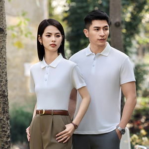 เสื้อโปโลผู้ชายถักนิตติ้งระบายอากาศได้ดี แห้งเร็ว สกรีนโลโก้ได้ตามต้องการ ขายส่งเสื้อผ้าทำงาน สีพื้น ไซส์ใหญ่พิเศษสำหรับผู้ชาย - Product Image 3
