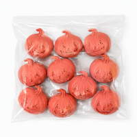 SIPKLR Ensemble de 10 mini décorations de citrouilles d'Halloween, parfait pour les centres de table, les travaux manuels et la décoration de fêtes à la maison