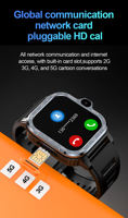 Reloj Inteligente PGD con GPS, NFC, 64 GB de ROM, 4 GB de RAM, Tarjeta SIM, 4G, Pantalla HD de 2.03 Pulgadas, WIFI, Cámara, Reloj Inteligente PGD