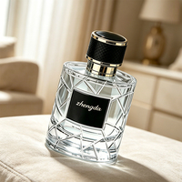 Vente en gros de flacons de parfum de voyage cylindriques de luxe de 100 ml, flacons vides pour sous-conditionnement, emballage personnalisé avec logo