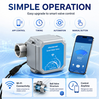 Sistema de Riego Automático Inteligente WiFi Tuya con Cable de Detección de Fugas de Agua, Controlador de Riego Inteligente para Plantas de Jardín