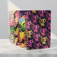 Carnet à spirale A4 A5 A6 ligné, pliable à 360 degrés, pages détachables, reliure durable, pour l'école, le bureau, les voyages