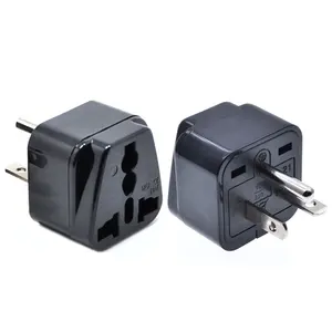 T-Type WD-21 250VAC Japan/US/Canada Travel Plug Adaptors JP/USA/CA Travel Power Adapters