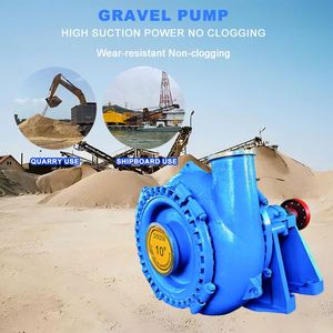 Bombas de Lodo con Excelente Rendimiento de Cavitación, Bomba de Arena y Grava Metallúrgica Resistente al Desgaste de 3 y 4 Pulgadas para Desagüe de Embalses - Product Image 3