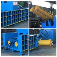 Presse à balles hydraulique Presse à balles en acier recyclé Compacteur de ferraille Machine de presse à métaux d'occasion automatique fournie sur mesure
