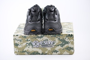 Bottes de randonnée tactiques ESDY pour hommes, <span class=keywords><strong>chaussures</strong></span> de sport pour la chasse, l'entraînement, la gym, la remise en forme, <span class=keywords><strong>à</strong></span> lacets automatiques - Product Image 2