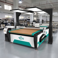 Cortadora Automática de Cama Plana, Plotter para Cortar Cuero, Máquina de Corte con Motor Servo Delta, Equipo de Corte de Patrones