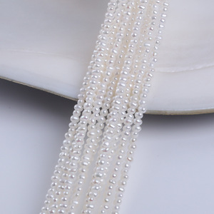 Perlas Sueltas de Agua Dulce Naturales de 3-3.5mm, Varias Calidades, Semi-Acabadas, para Joyería Artesanal DIY - Product Image 5