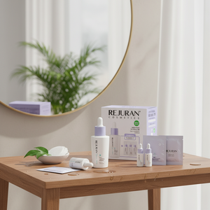 Para REJURAN Derma Healer Pore Tightening 30ml Juego de ampollas Suero para el cuidado de la piel de calidad con 5ea 2ml Ampollas y 2ea 2P Toner Pads - Product Image 3