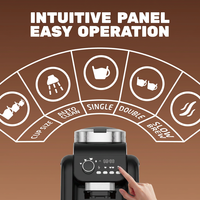 Cafetière turque compacte 4 tasses, machine à café électrique pour la maison et la cuisine