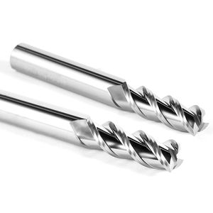 Fraise à 3 lames en acier allié 55 degrés, 3 cannelures, fraise plate, marque <span class=keywords><strong>MOTEK</strong></span>, outil CNC pour alliage d'aluminium, OEM/ODM - Product Image 2