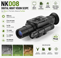 Monocular de Visión Nocturna Digital AMOLED, Dispositivo de Visión Nocturna con Objetivo de 50 mm, Zoom AI, Grabación de Video 1080P, Proveedor OEM ODM