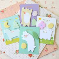 Papeterie Scolaire Blocs-Notes Adhésifs Personnalisés Kawaii – Blocs de Papier Détachables en Cube, Mini Bloc-Notes Mémo