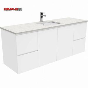 Usine Directement Hautes et Étroites Vanités Teck 48 Pouces Salle De Bain <span class=keywords><strong>Double</strong></span> <span class=keywords><strong>Vasque</strong></span> - Product Image 3