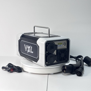 Boîte d'alimentation portable <span class=keywords><strong>V2L</strong></span> V2H <span class=keywords><strong>Tesla</strong></span> NACS 3,5 kW 5 kW, adaptateur de sortie d'alimentation EV DC vers AC - Product Image 2