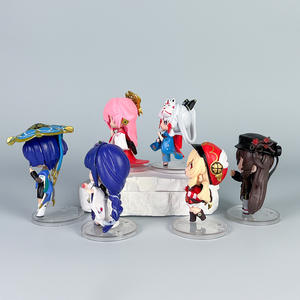 10CM 6 unids/set Genshin Impact <span class=keywords><strong>Yae</strong></span> <span class=keywords><strong>Miko</strong></span> Wanderer Klee <span class=keywords><strong>Raiden</strong></span> <span class=keywords><strong>Shogun</strong></span> Hutao Kamisato Ayaka juego estatua Anime PVC figura - Product Image 3