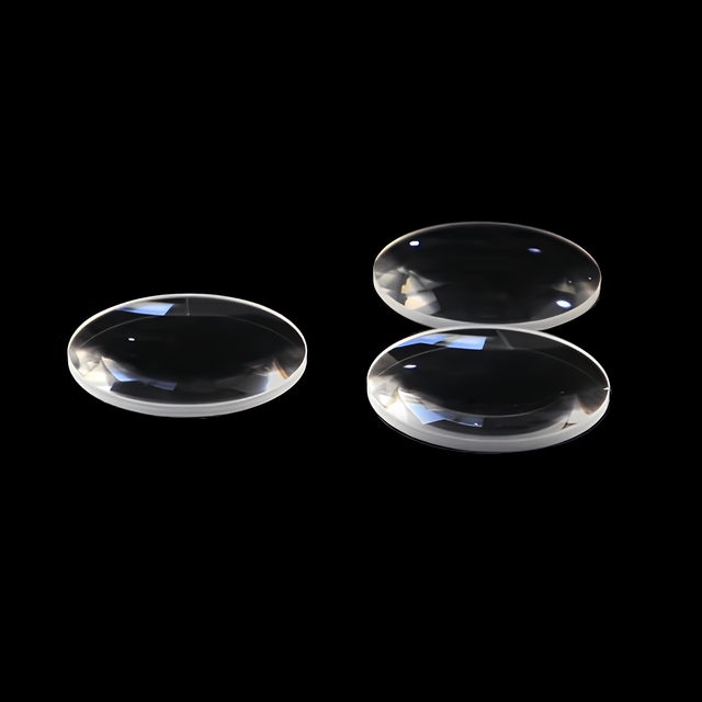Custom OEM Optical Glass Diameter 44mm Plano-Convex Lens K9 N-BK7 Material for Laser Projection System
