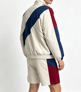 Ensemble de survêtement d'été personnalisé pour <span class=keywords><strong>homme</strong></span>, 2 pièces, coupe-vent, taille élastique, léger, respirant, grande taille, décontracté, sportif, ODM OEM - Product Image 5