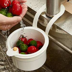Tiện Ích Nhà Bếp Công cụ bồn rửa cống lọc thiết kế hiện đại treo nhựa drainer tự động tự động bán phá giá lọc giỏ - Product Image 5