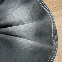 Lizhi XH6012W Garçons Filles Noir 2% Élasthanne 59% Coton/39% Polyester/2% Spandex Tissé Teint Fil à Fils Résistant à l'Abrasion Slub Cross