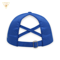 Casquette sportive personnalisée pour femme Casquette de baseball queue de cheval en nylon pour la course légère et performante