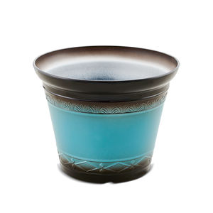 กระถางดอกไม้พลาสติกเคลือบสีขาวสำหรับต้นไม้กลางแจ้งกระถางต้นไม้ขนาดใหญ่สำหรับสวนในบ้าน - Product Image 2