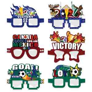 Decoración para el Día del Partido de la Copa Mundial de Fútbol 2026, Centros de Mesa de Panal, Bolsas de Regalo, Gafas de Fútbol, Cajas de Papas Fritas - Product Image 2