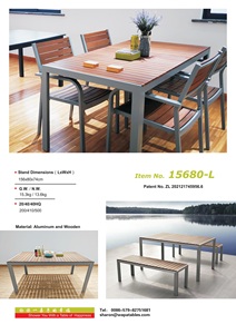 Tavolo <span class=keywords><strong>da</strong></span> <span class=keywords><strong>Giardino</strong></span> Economico in <span class=keywords><strong>Plastica</strong></span> PS Effetto Legno 160x90cm - Product Image 6