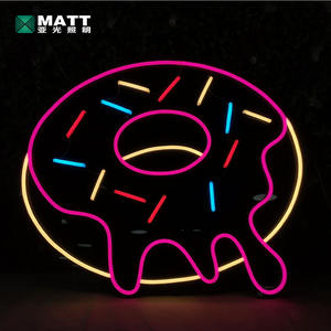 2023 Matt Factory <span class=keywords><strong>Donuts</strong></span> Led <span class=keywords><strong>Sign</strong></span> per la decorazione della parete luci al Neon per la decorazione della camera da letto e del partito - Product Image 6