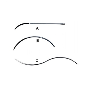 Chất lượng cao thép không gỉ thẳng vòng cung loại S loại thú y vật nuôi phẫu thuật khâu kim - Product Image 1