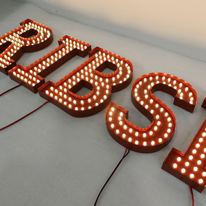 Custom <b>LED</b> Light Up Letters Signboard Illuminated Signage Wall 3d Light logo Metal Business <b>Sign</b> for Shop - Product Image 2