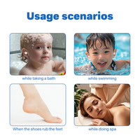 Protège-oreilles jetables respirants en PU et silicone, imperméables et transparents pour bébés, pour la natation, la douche, le surf et la plongée avec tuba