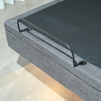Cadre de lit électrique multifonctionnel avec télécommande sans fil Okin Motor, lit relevable avec matelas en mousse à mémoire de forme