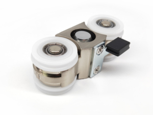 Mềm đóng cửa kẽm + Brass dưới đường sắt ngăn kéo phía dưới cài đặt không khung Kính thiên văn đường sắt đẩy mở trượt đường sắt bánh xe - Product Image 3