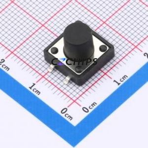 TSF002B09526A02 Tactile Switch SMD Switch Round Button 2.6N Vertical Mount 12mm - Product Image 1