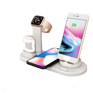Fil 10W Station De Charge Rapide Pour iPhone XR <span class=keywords><strong>XS</strong></span> <span class=keywords><strong>Max</strong></span> pour Montre Apple 2 3 4 pour <span class=keywords><strong>AirPods</strong></span> Pour Samsung - Product Image 2