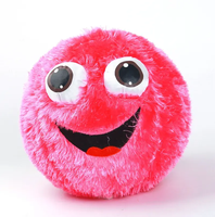 Balle en peluche gonflable douce et moelleuse, balle visage moelleuse, 9 cm, 15 cm, 23 cm, monstres en peluche personnalisés, extra large, 12 pouces, balle en peluche moelleuse