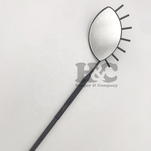 Custom Logo Eyelash Extensions Accessories <b>Lighted</b> <b>Magnifying</b> Oval Shape Eyebrow Mirror Dual Sided Sustainable Design New - Product Image 4