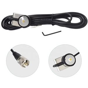 Cable de Antena NMO de 4 m (13.1 pies) RG58 con Conector UHF Macho PL259 para Transceptor de Radio Móvil - Product Image 1