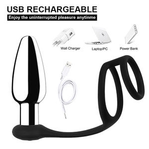 Sexbay Massaggiatore Prostatico di Alta Qualità Plug Anale Vibratore in Metallo con Telecomando Wireless 100% Impermeabile Certificato CE Giocattolo per Adulti - Product Image 2