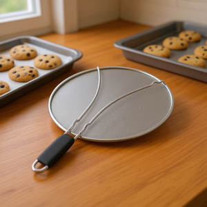 Setaccio per Biscotti in Acciaio Inox Rotondo, 1 Pezzo, Adatto al Forno e Lavabile in Lavastoviglie, Utensile da Cucina per Pasticceria - Product Image 2