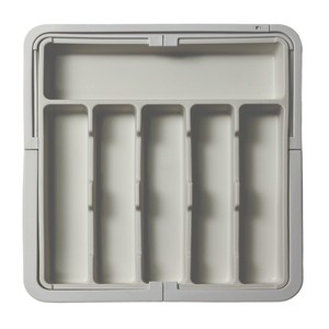 Expandable <b>Cutlery</b> Drawer Organizer PP Kitchen Utensil Tray 8 Compartments Adjustable Storage for Spoons Forks Knives - Product Image 6