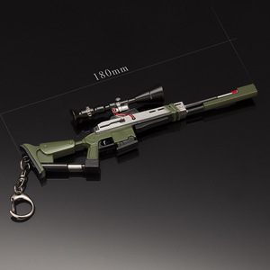All'ingrosso accessori per giochi di notte forti riser estinzione fucile da cecchino modello portachiavi giocattolo per bambini decorazioni per la casa - Product Image 1