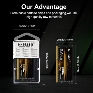 Memoria RAM H-Flash de 4GB 8GB 16GB 32GB DDR4 1333mhz 1600mhz 2400mhz 2666mhz 3200mhz para Portátiles <span class=keywords><strong>Gaming</strong></span> - Product Image 6